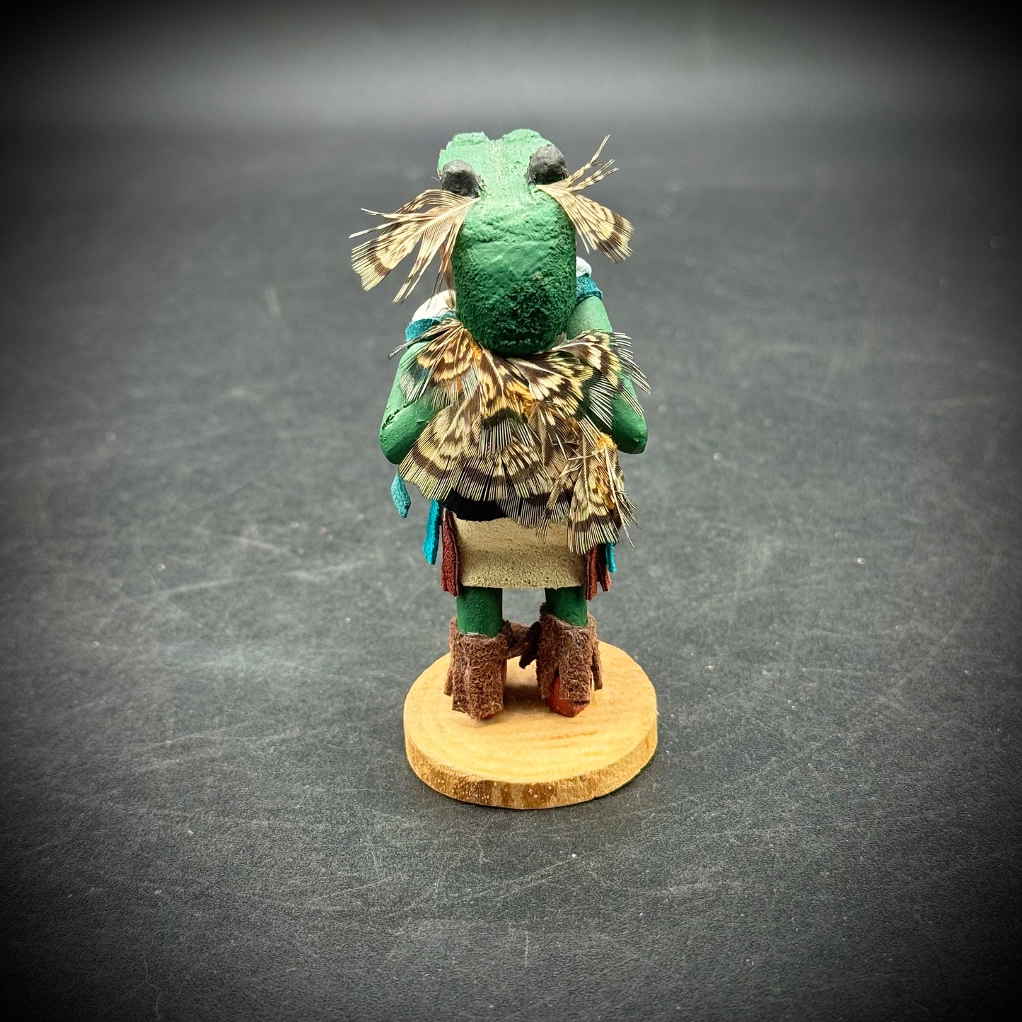 Hand Made Artist Signed Kachina Doll "Alegater"