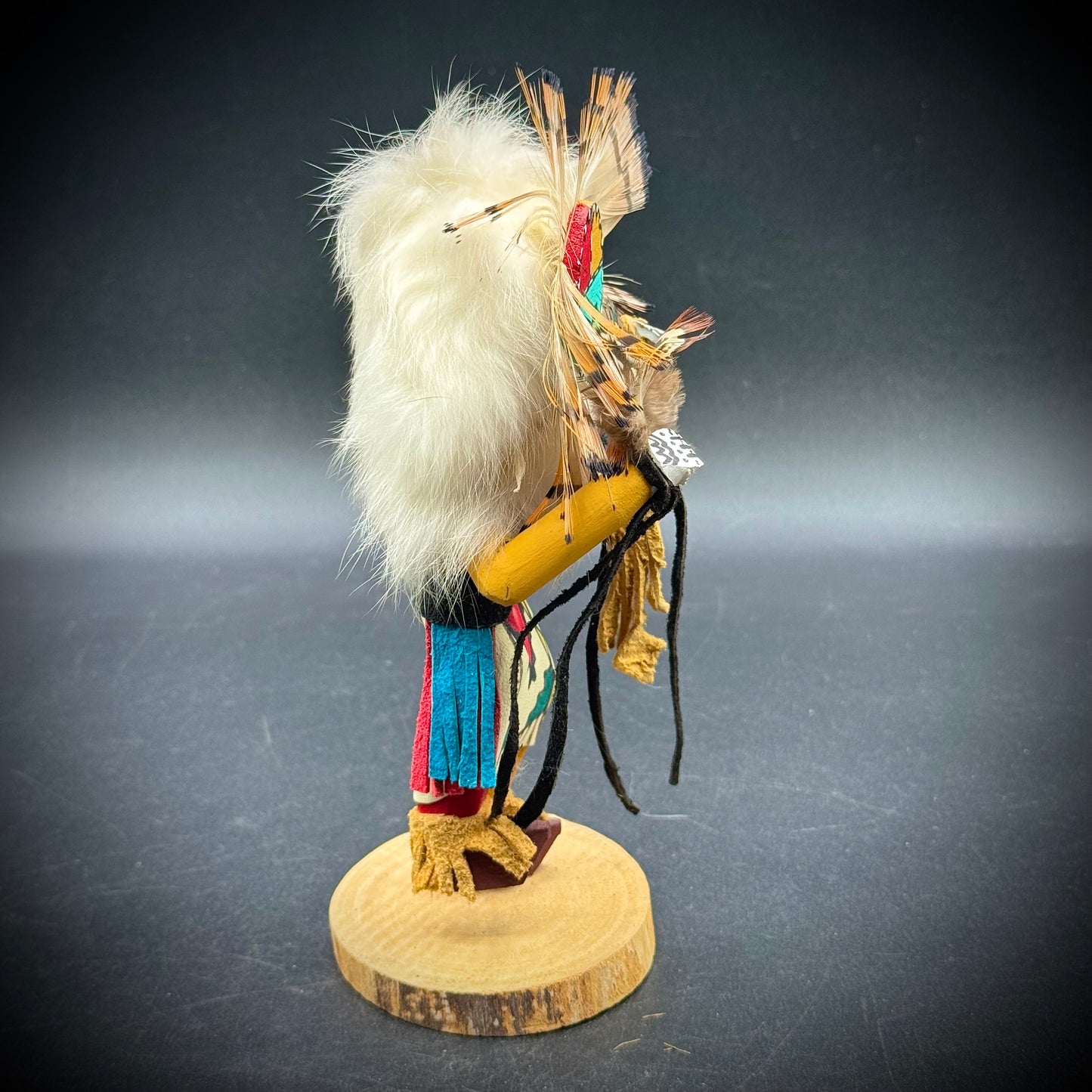 Hand Made Artist Signed Kachina Doll "Sunface"