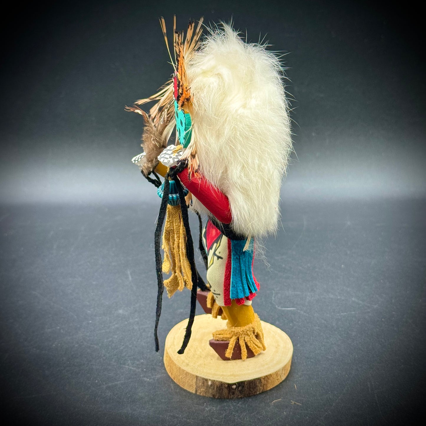 Hand Made Artist Signed Kachina Doll "Sunface"