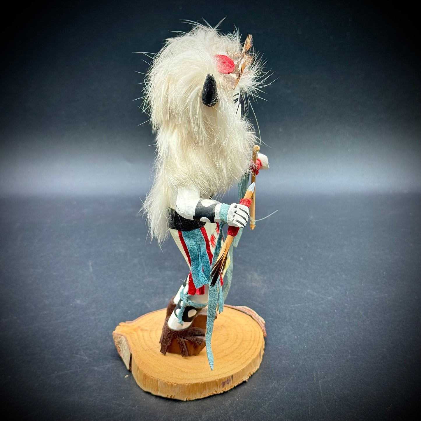 Hand Made Artist Signed Kachina Doll "Buffalo"