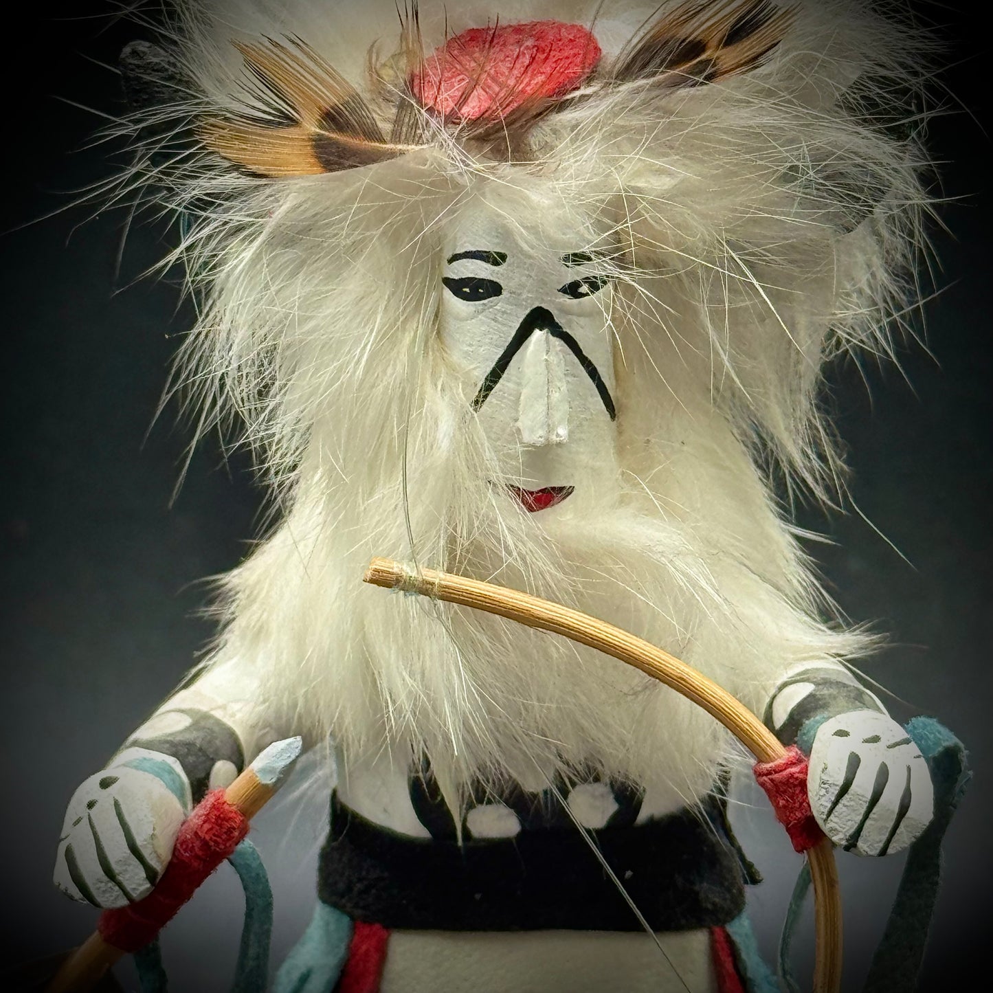 Hand Made Artist Signed Kachina Doll "Buffalo"