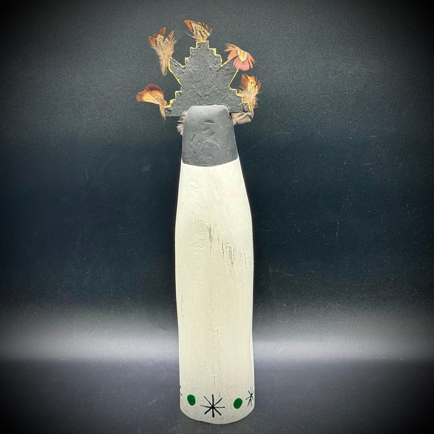 Hand Made Artist Signed Kachina Doll "Hopi Shalako Male"