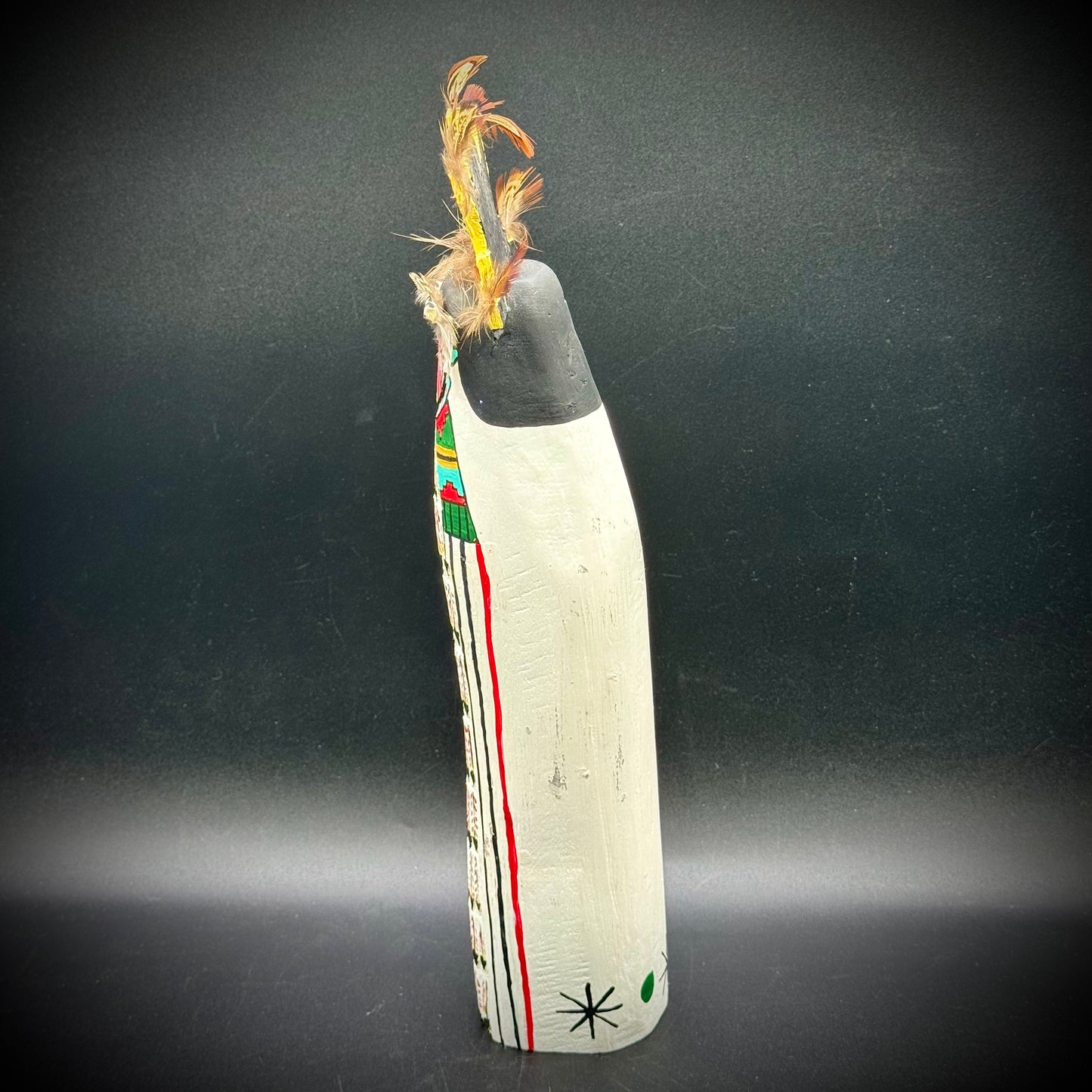 Hand Made Artist Signed Kachina Doll "Hopi Shalako Male"