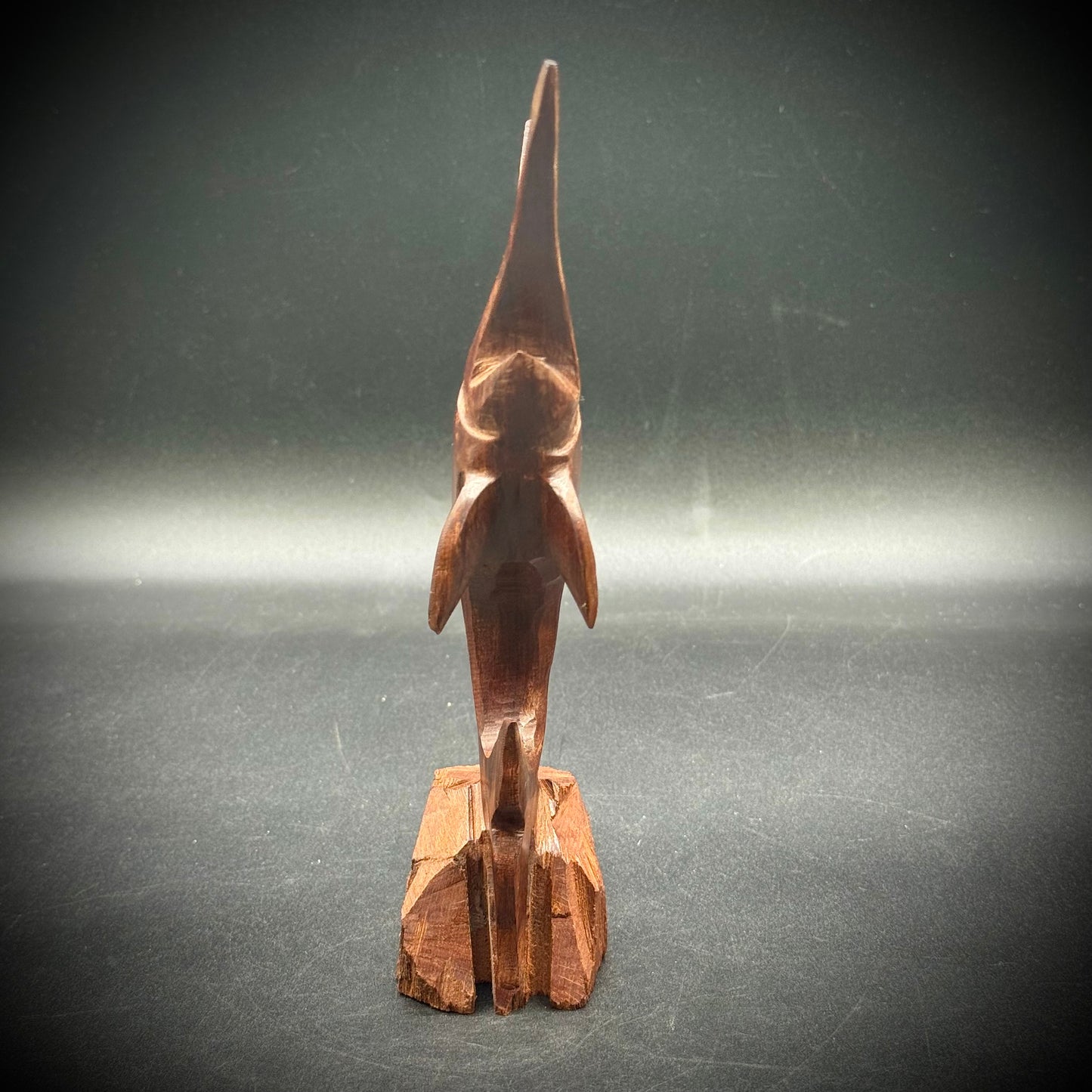 Fantastic Carved Ironwood Marlin on Base