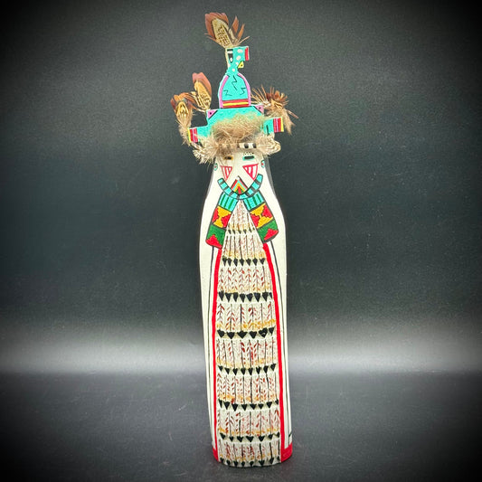 Hand Made Artist Signed Kachina Doll "Hopi Shalako Female"