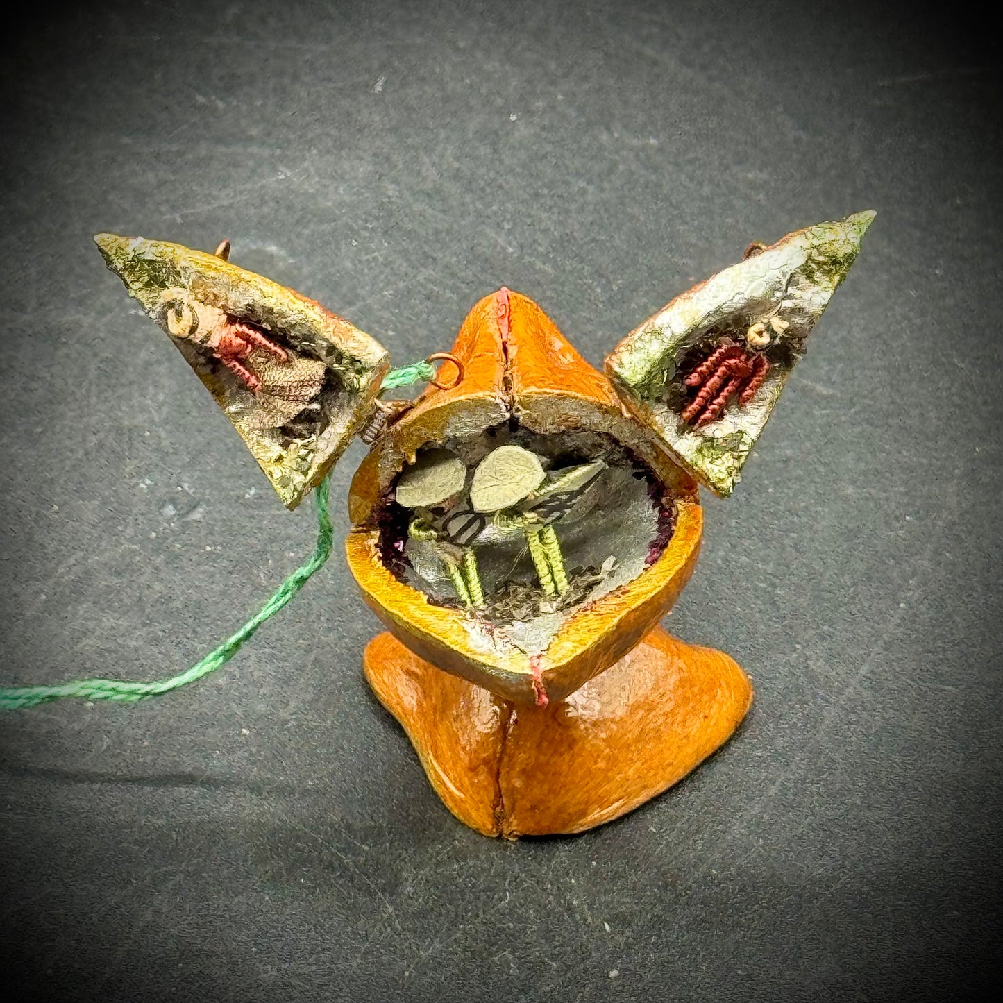Carved Folk Art Mexican Chicken with Mariachi Band