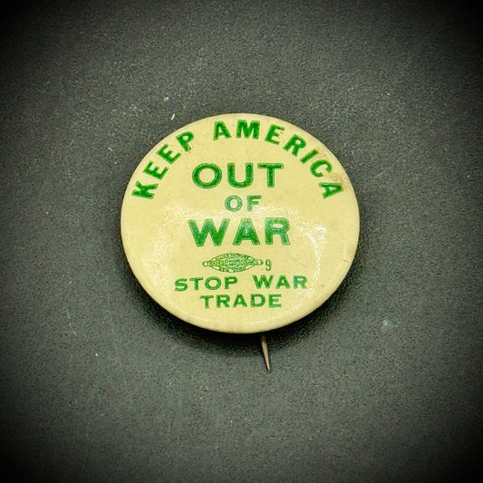 Pre-WWII Political Pin/Button From The Estate of Jonathan Winters