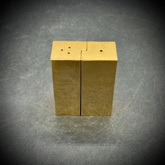 Vintage MCM Metal Joining S&P Set