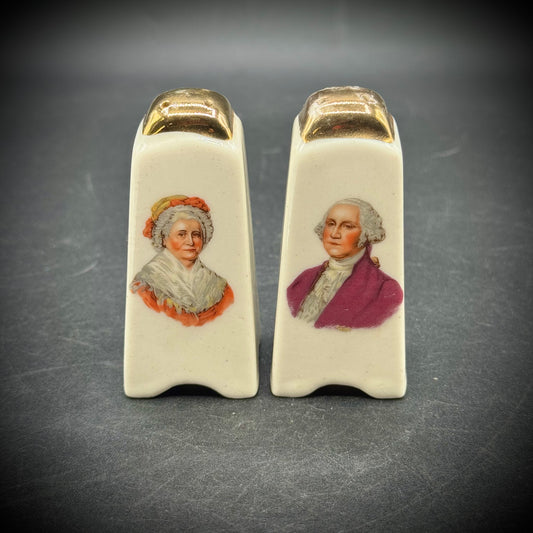 Vintage George & Martha Washington S&P Set