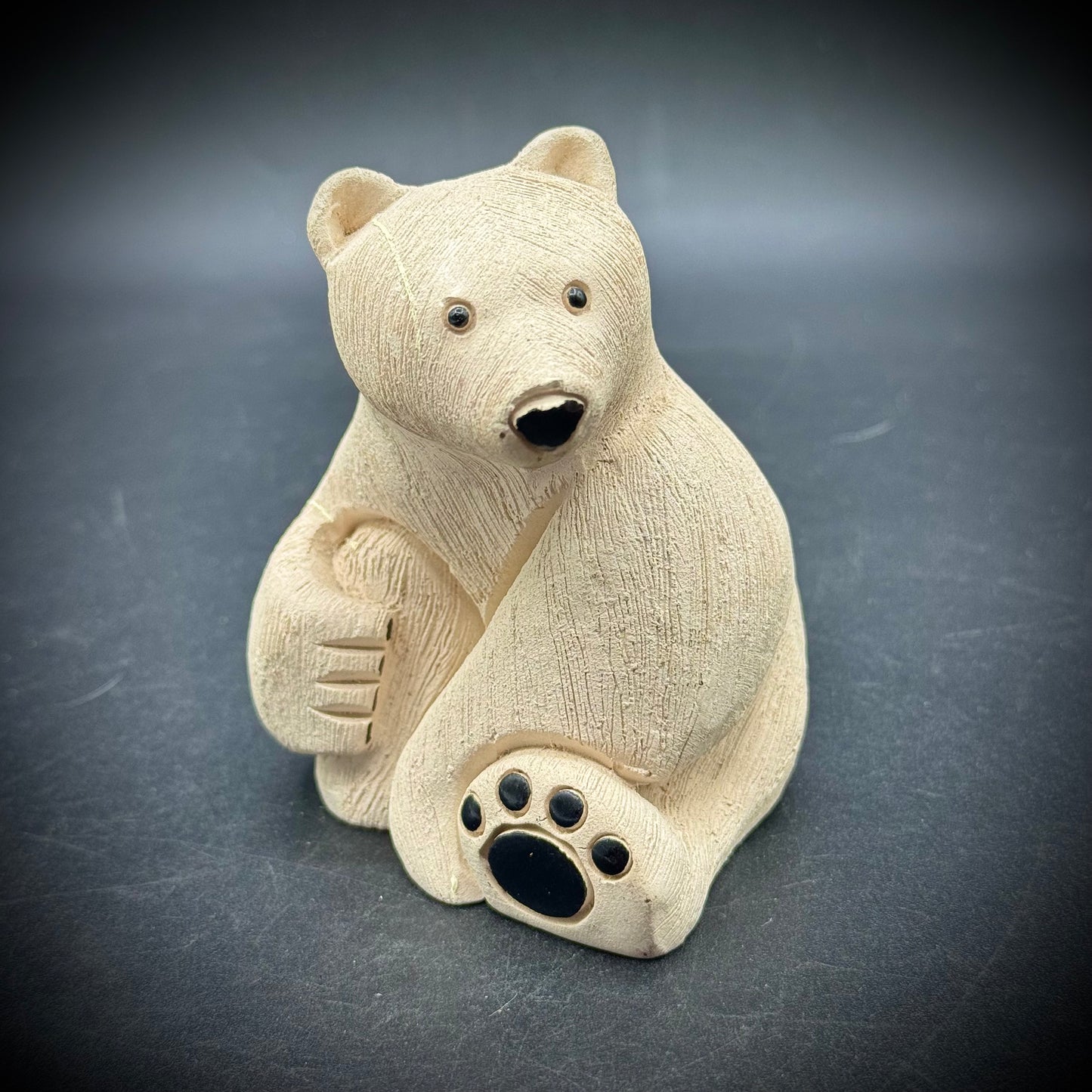 Signed Artesania Rinconada Polar Bear Figurine