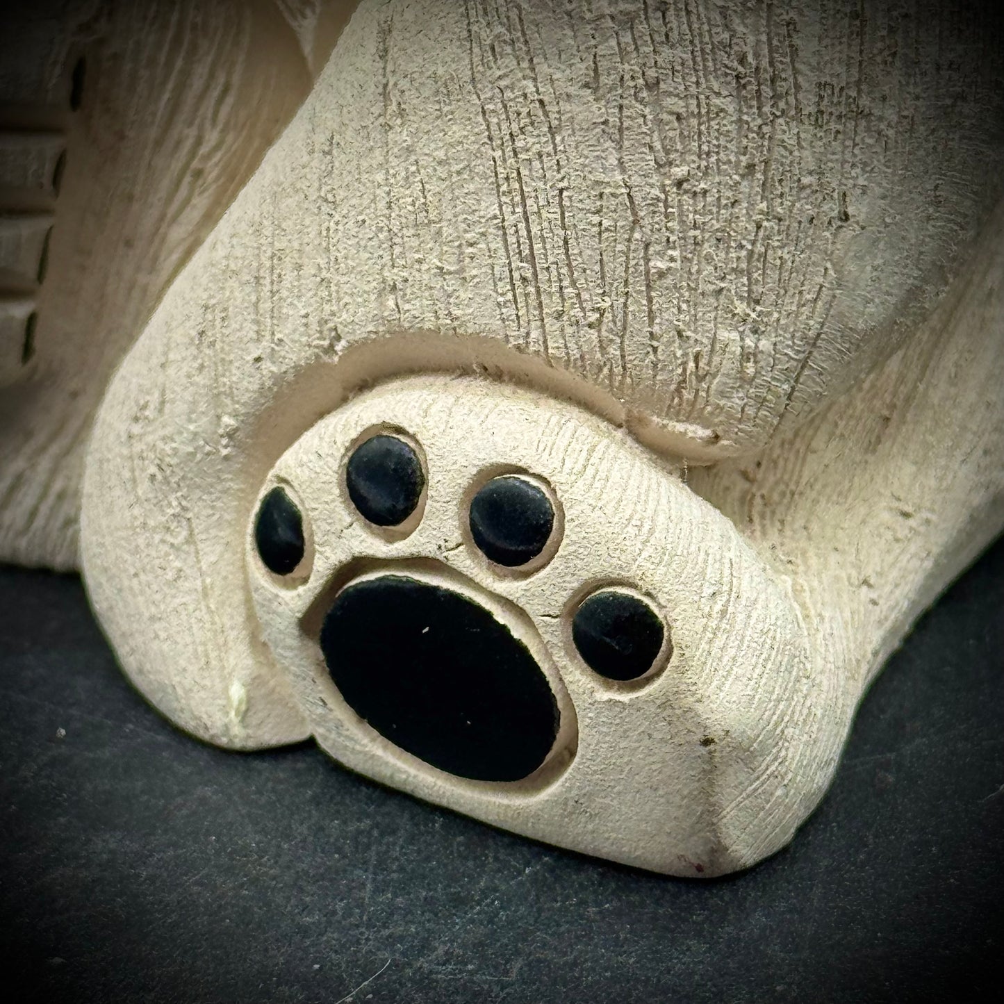 Signed Artesania Rinconada Polar Bear Figurine