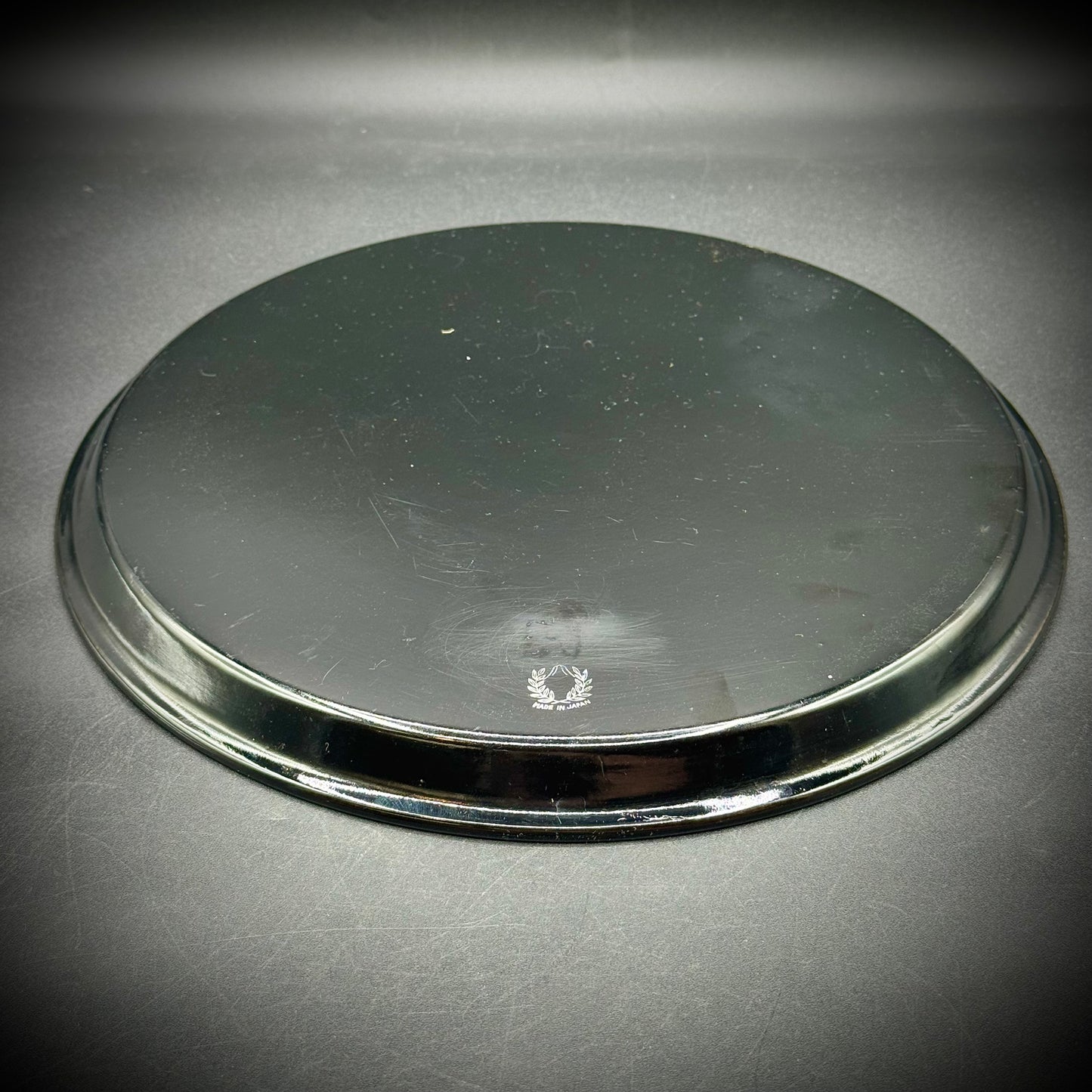 Vintage Bird & Tree Wajima-Nuri Lacquered Tray - Made in Japan