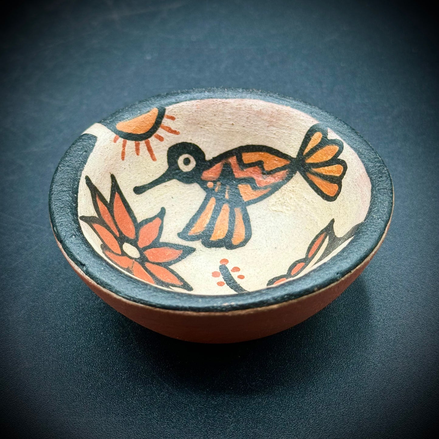 Original Rose Pacheco Hummingbird Bowl