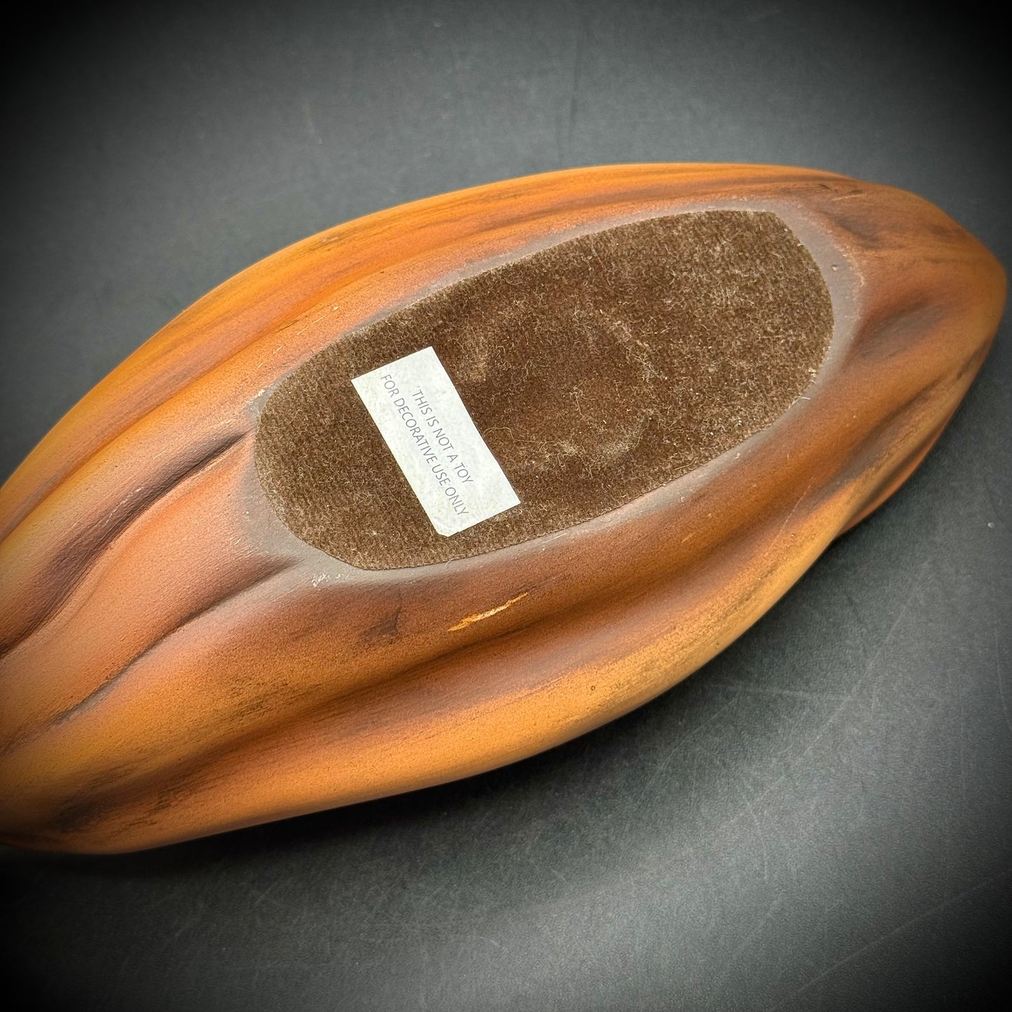 Hand Made Peruvian Tehua Pottery Decorative Cacao Bean Sculpture