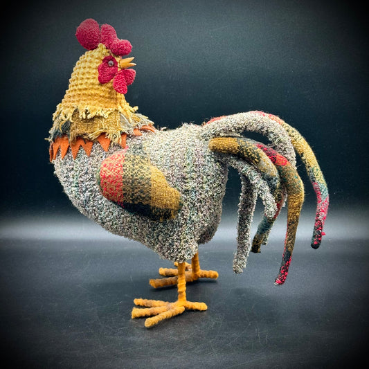 Folk Art Fabric Chicken/Rooster