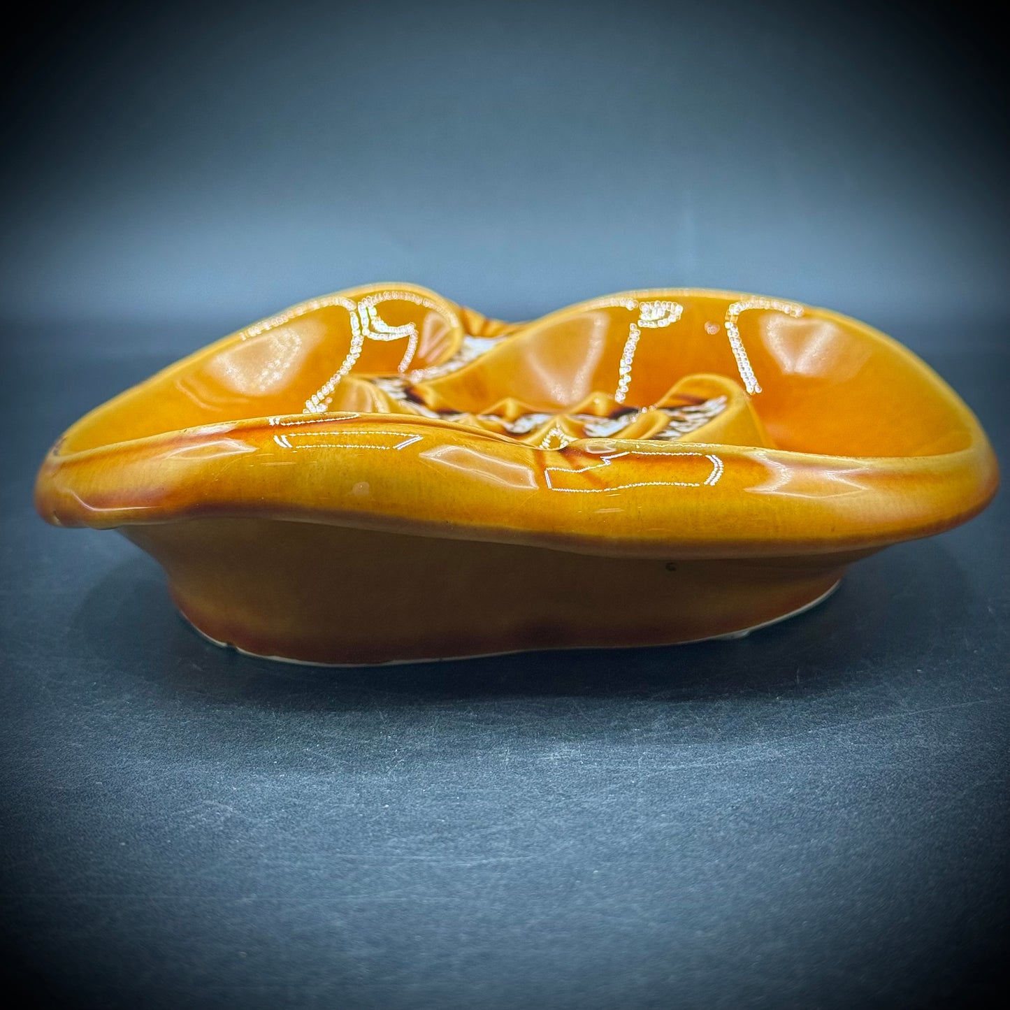 Vintage MCM California Pottery Free Form Ash Tray