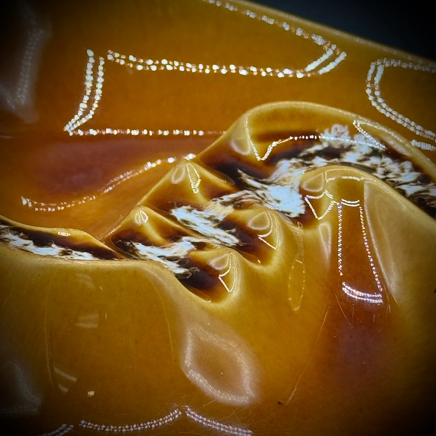 Vintage MCM California Pottery Free Form Ash Tray