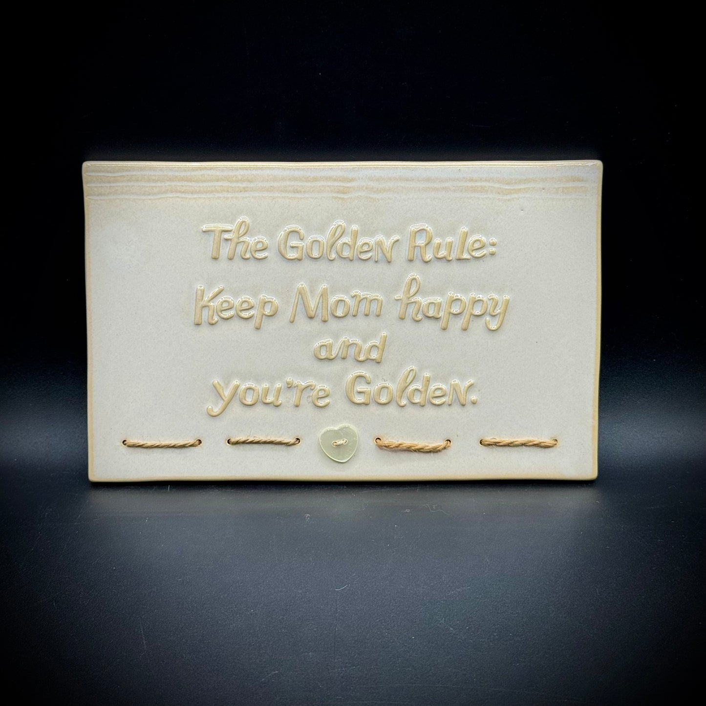 Hallmark "The Golden Rule" Mom Plaque