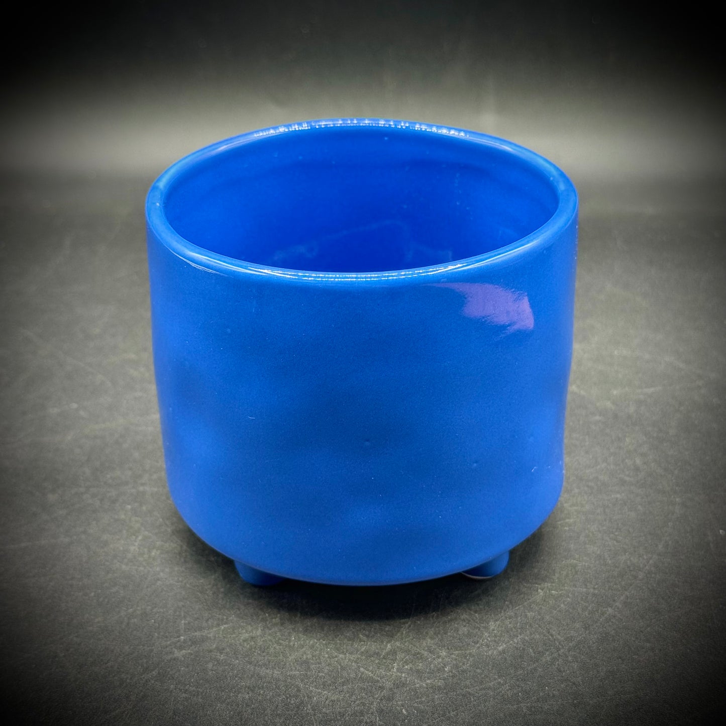 Rae Dunn "Blue" Footed Planter/Votive