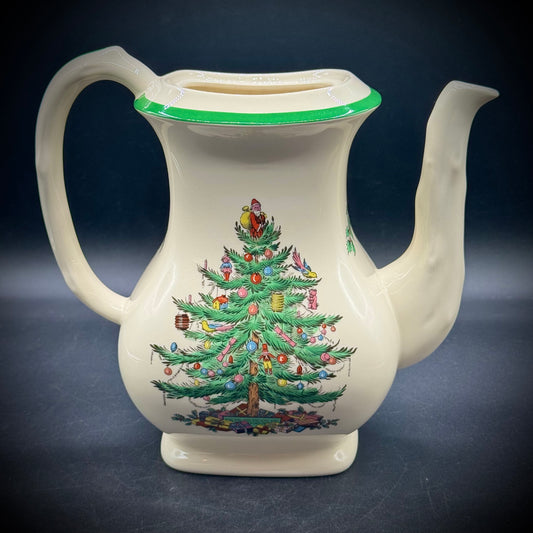 Spode Christmas Coffee Pot - As Found
