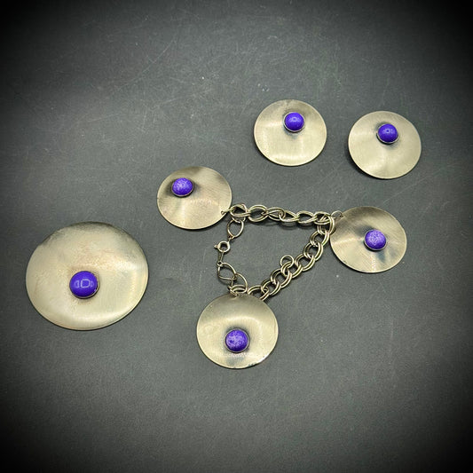 Four-Piece Vintage Korean Made Jewelry Set