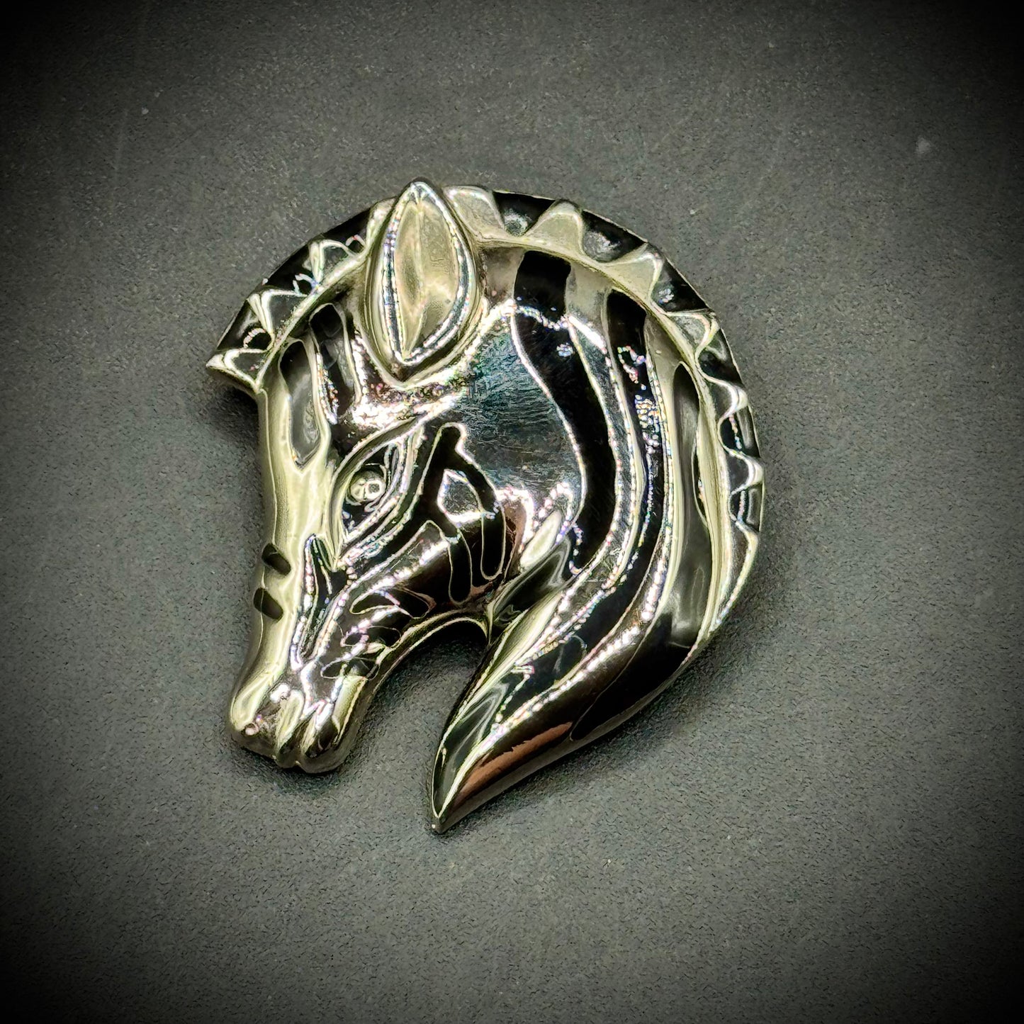 Vintage Zebra Brooch/Pendant