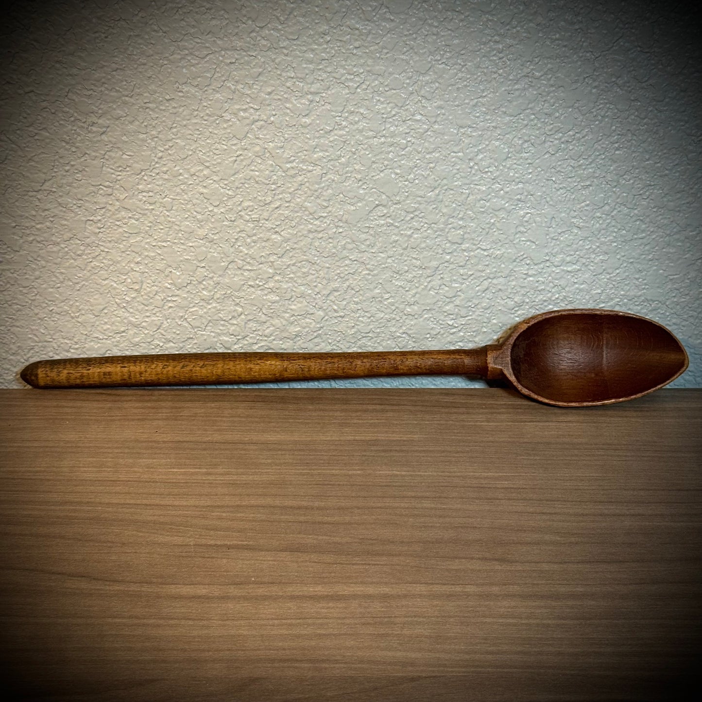 Antique Hand Carved Large Wood Spoon #2