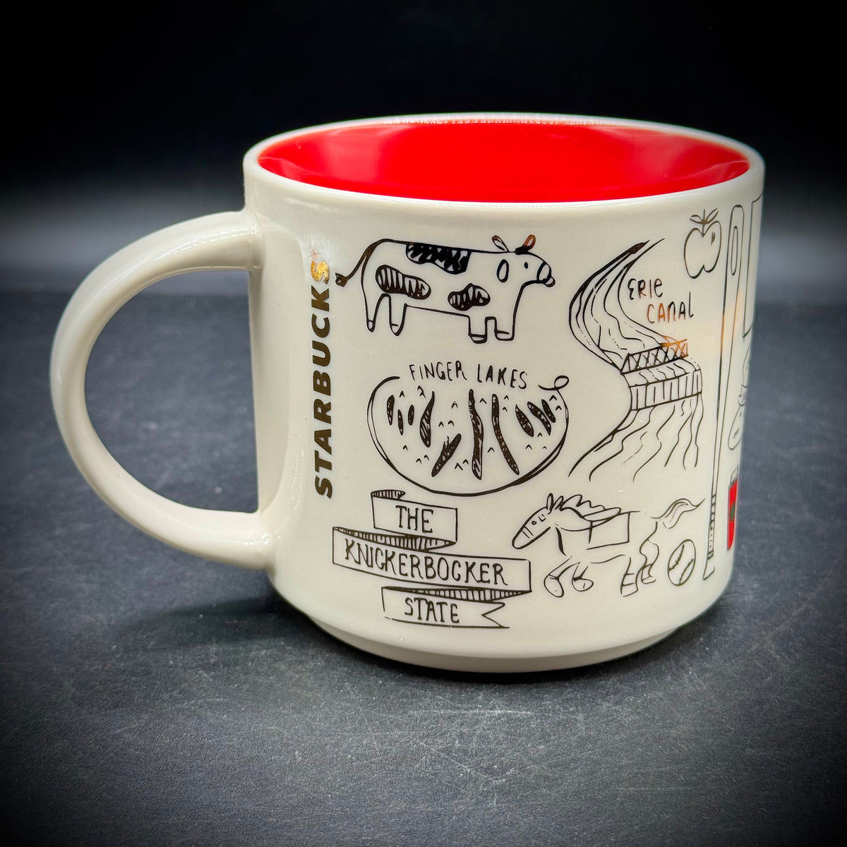 RARE Starbucks Been There Gold Edition New York Mug