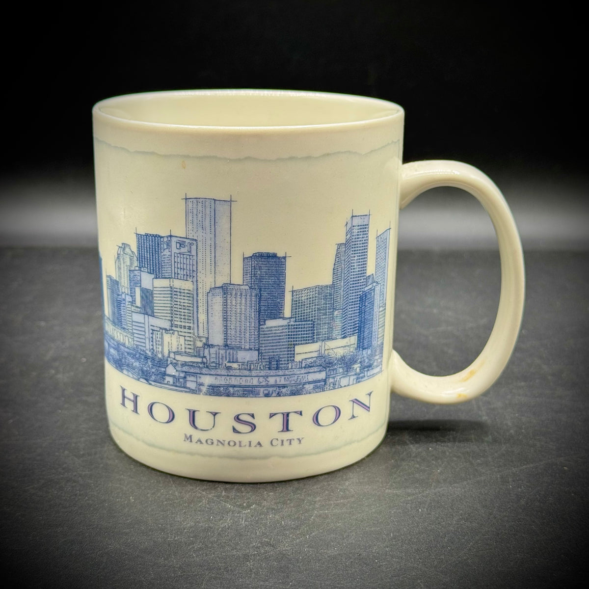 Starbucks Retired Architect's Blueprint Series Houston Mug
