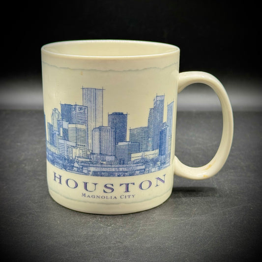 Starbucks Retired Architect's Blueprint Series Houston Mug