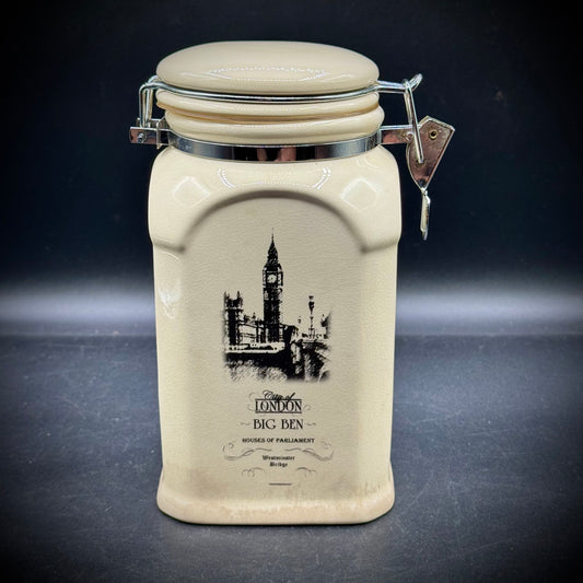 London Motif Sealing Canister