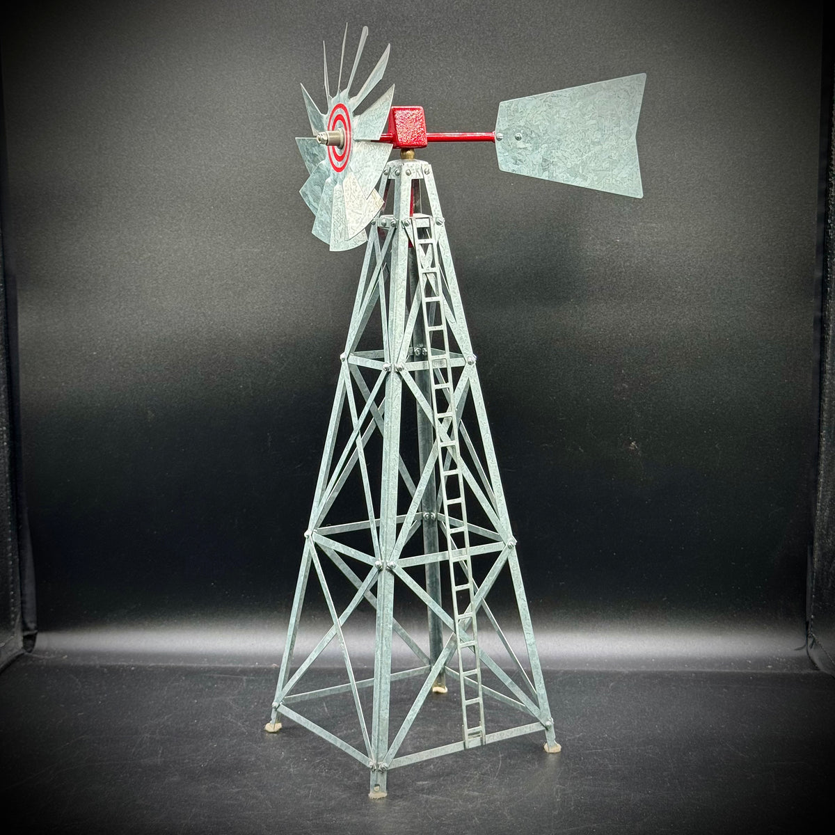 Vintage Lionel Galvanized Aluminum Windmill