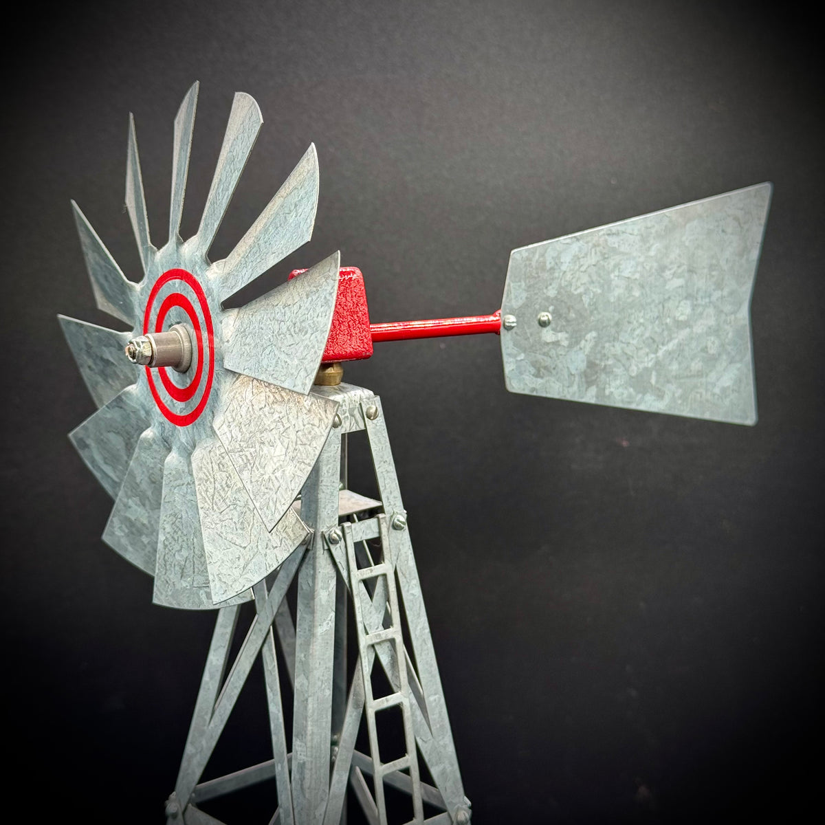 Vintage Lionel Galvanized Aluminum Windmill