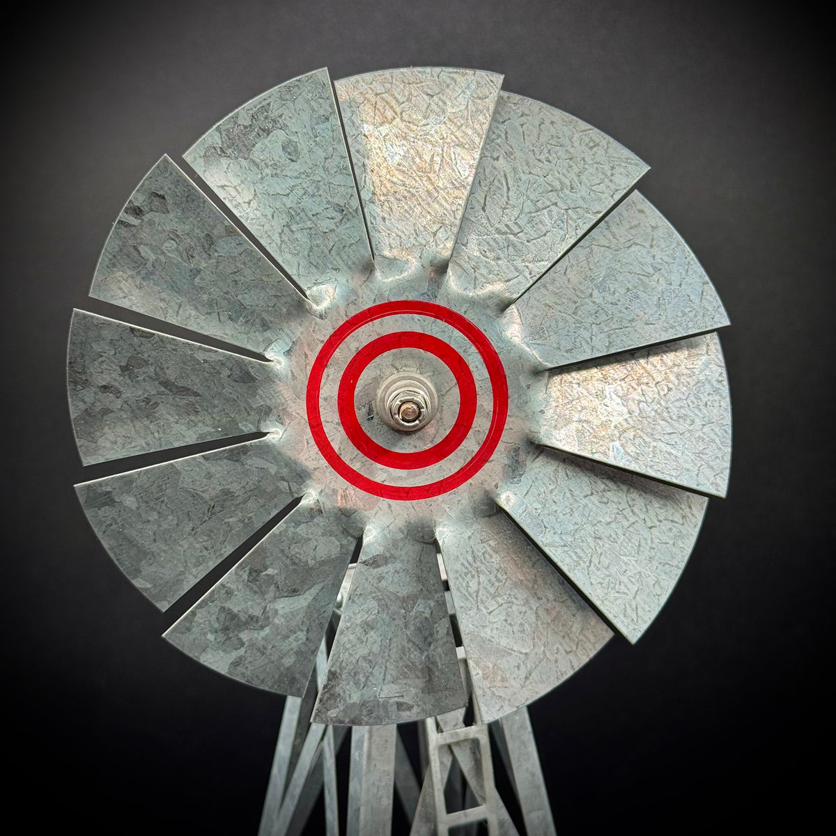 Vintage Lionel Galvanized Aluminum Windmill
