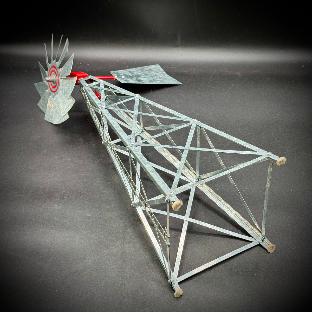 Vintage Lionel Galvanized Aluminum Windmill