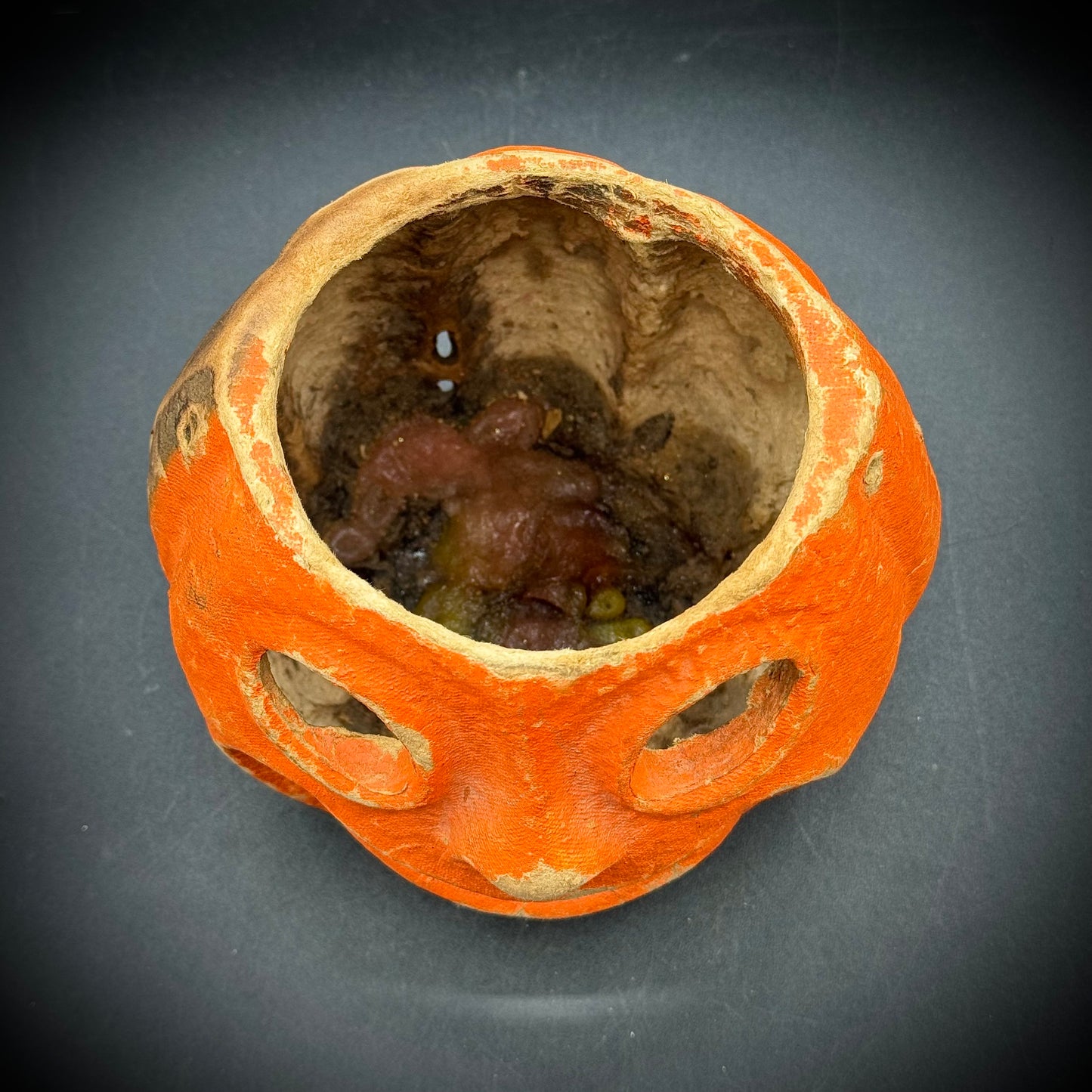 Vintage 1950s Papier-Mâché Halloween Pumpkin