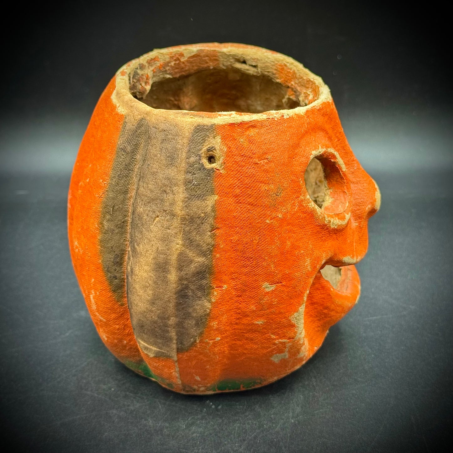 Vintage 1950s Papier-Mâché Halloween Pumpkin