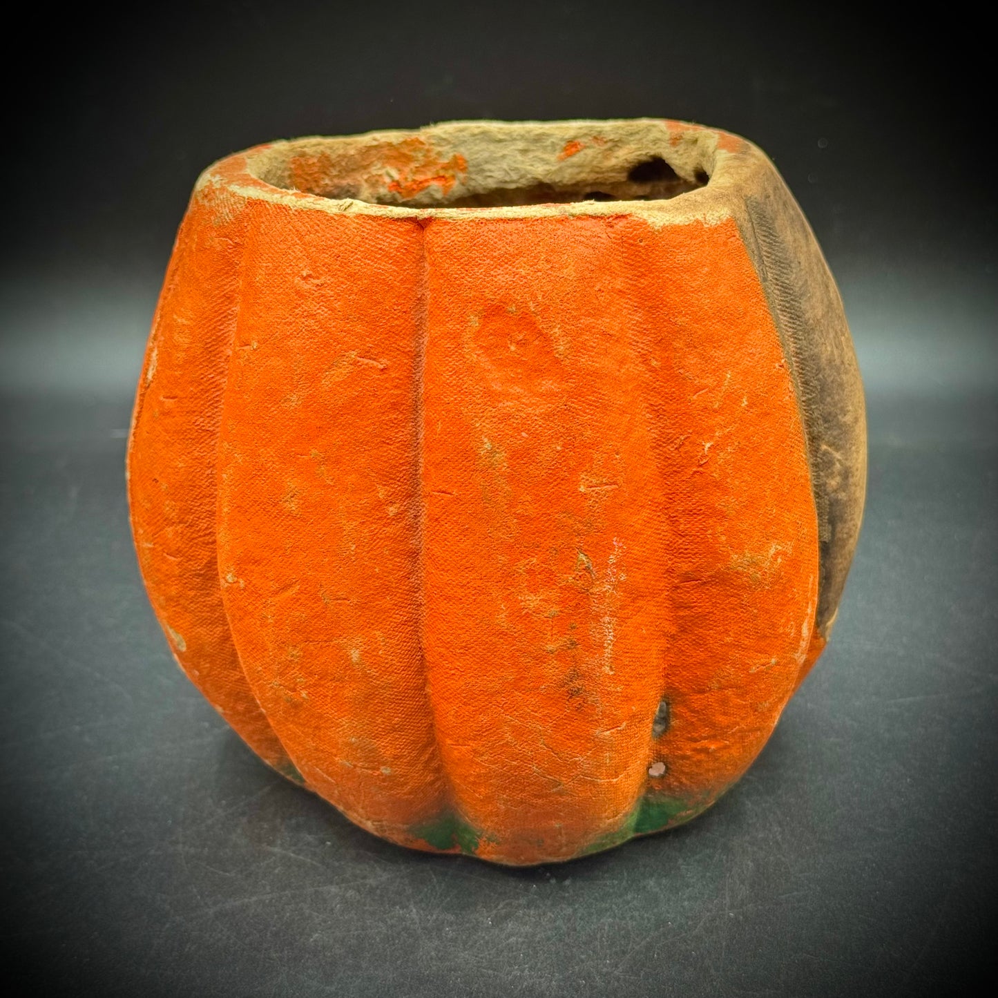 Vintage 1950s Papier-Mâché Halloween Pumpkin