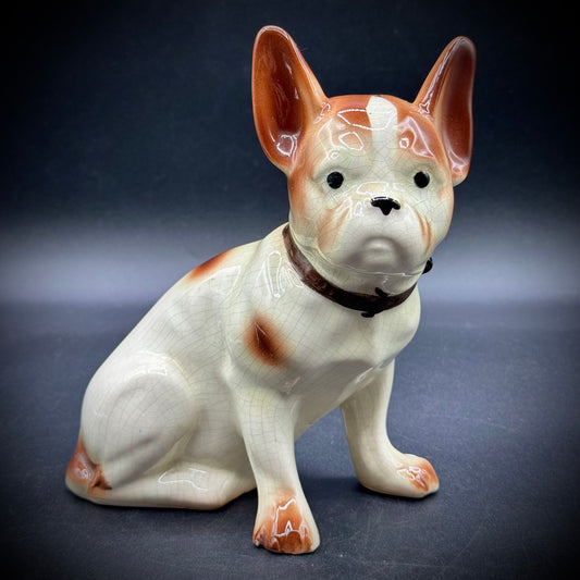 Vintage Ceramic Boston Terrier Figurine