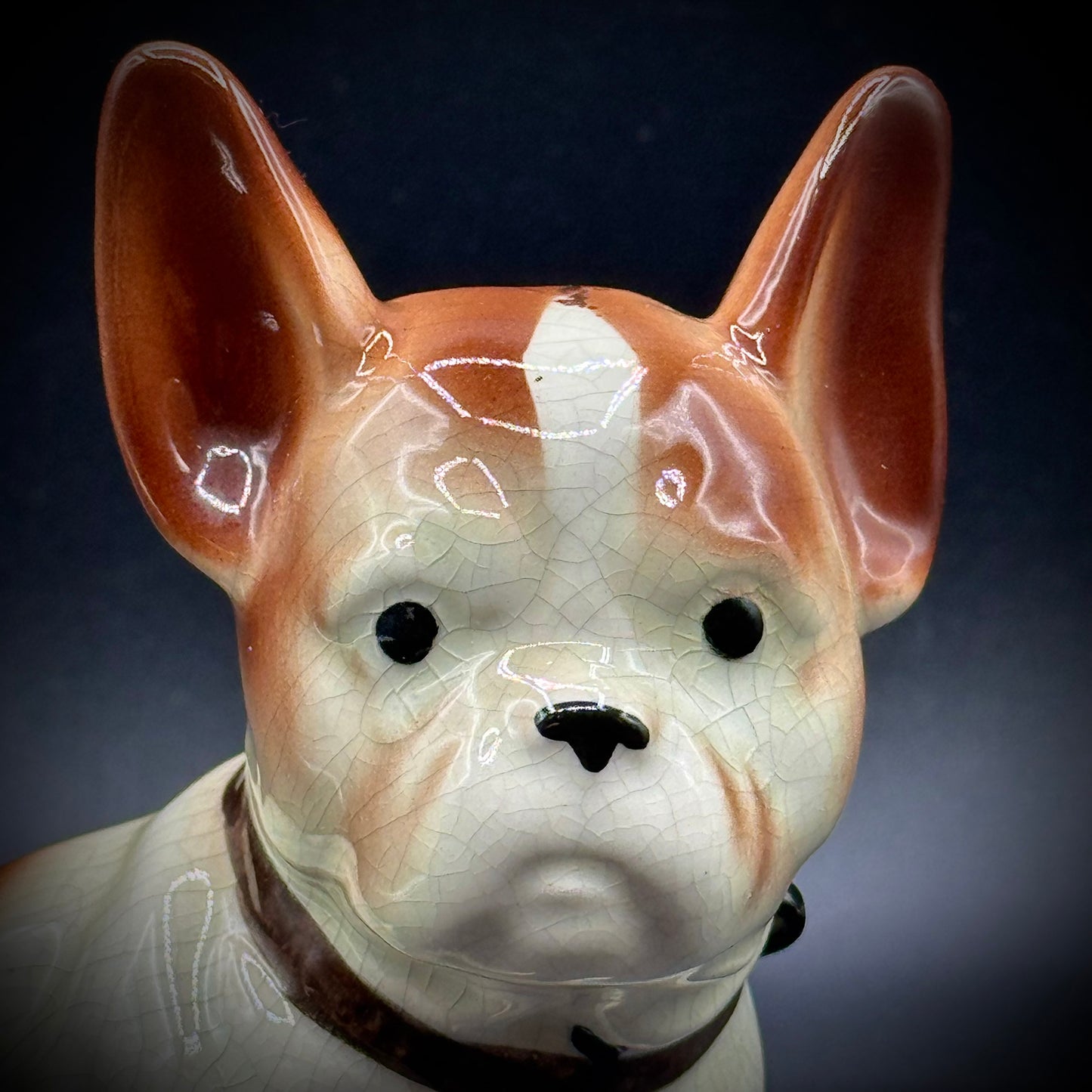 Vintage Ceramic Boston Terrier Figurine
