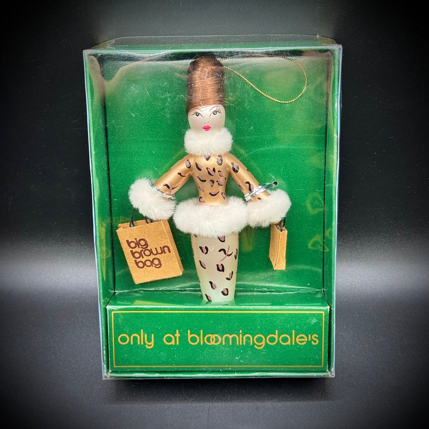 New in Box Bloomingdale's Fashion Shopper Ornament