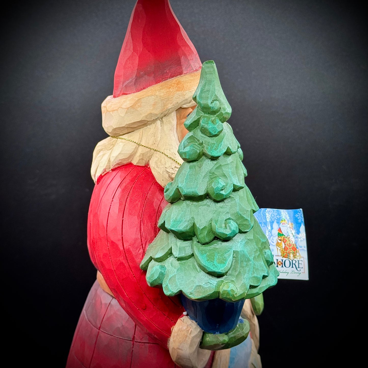 Large 21" 2014 Jim Shore Heartwood Creek Santa Claus w/Tag