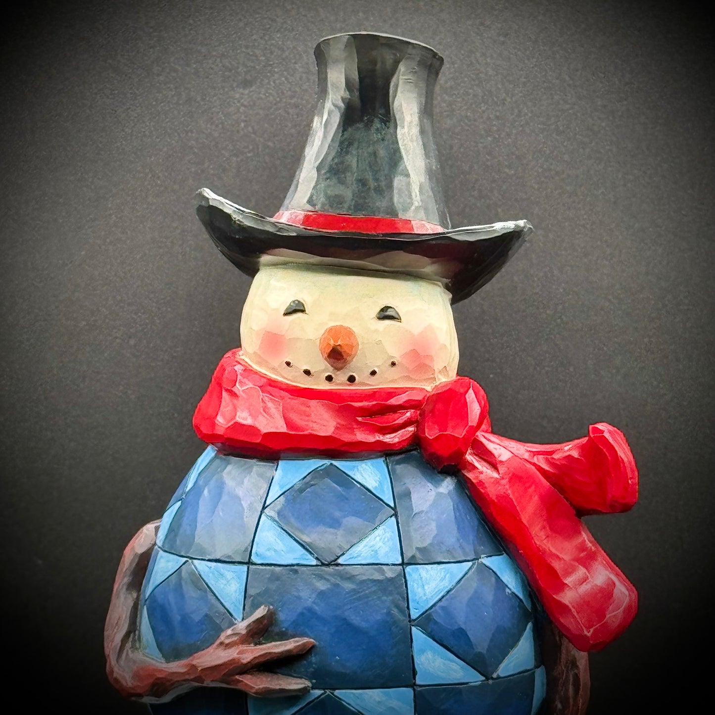 Large 19.5" 2015 Jim Shore Heartwood Creek Snowman w/Tag