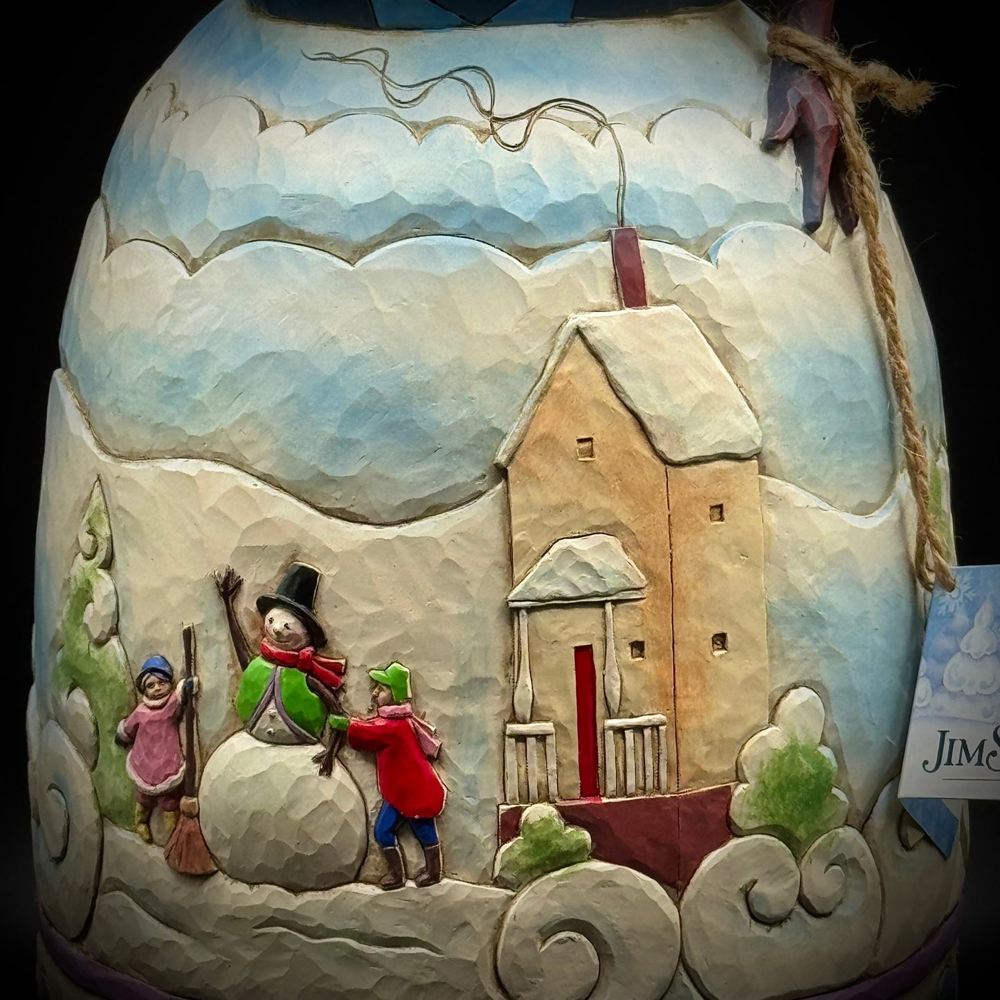 Large 19.5" 2015 Jim Shore Heartwood Creek Snowman w/Tag
