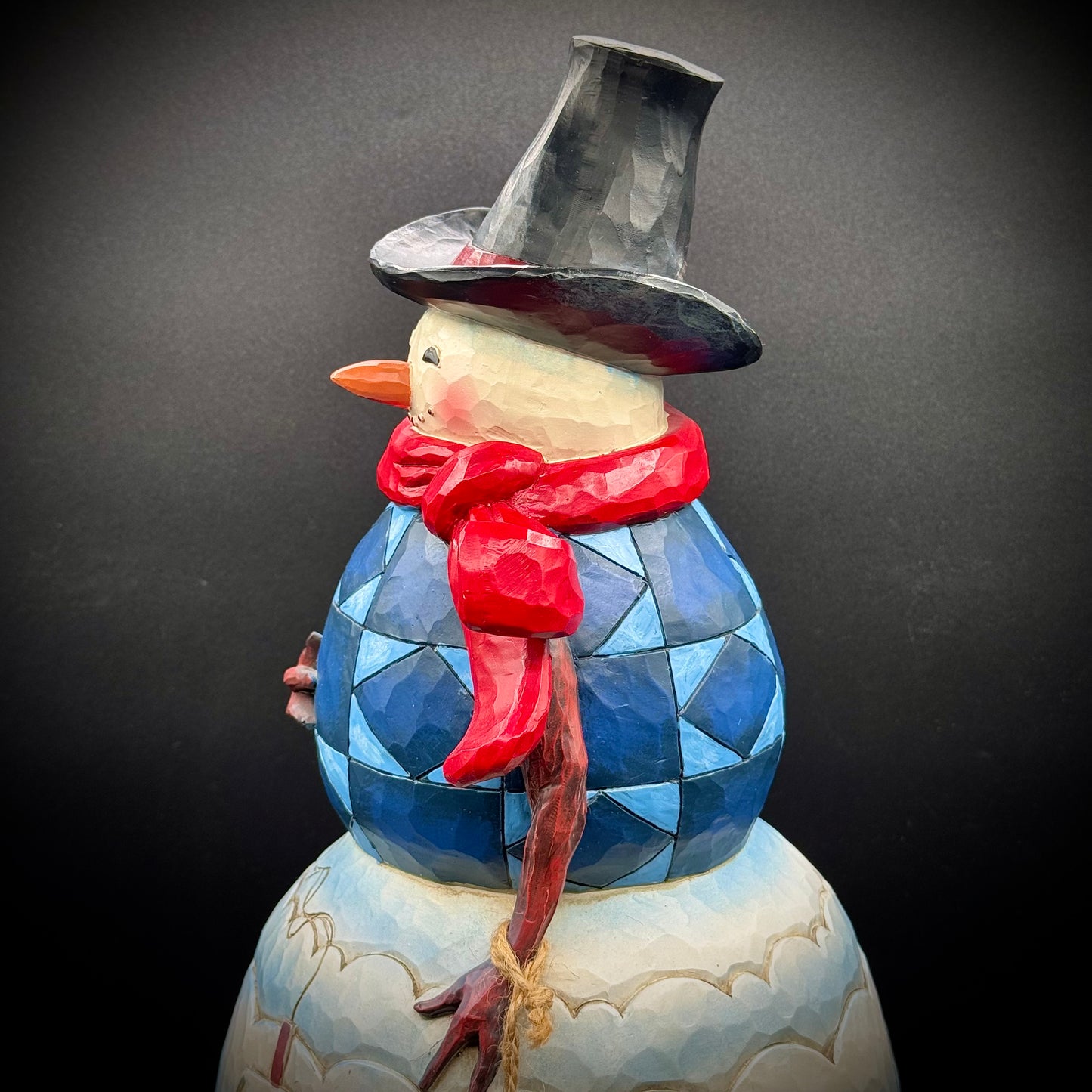 Large 19.5" 2015 Jim Shore Heartwood Creek Snowman w/Tag