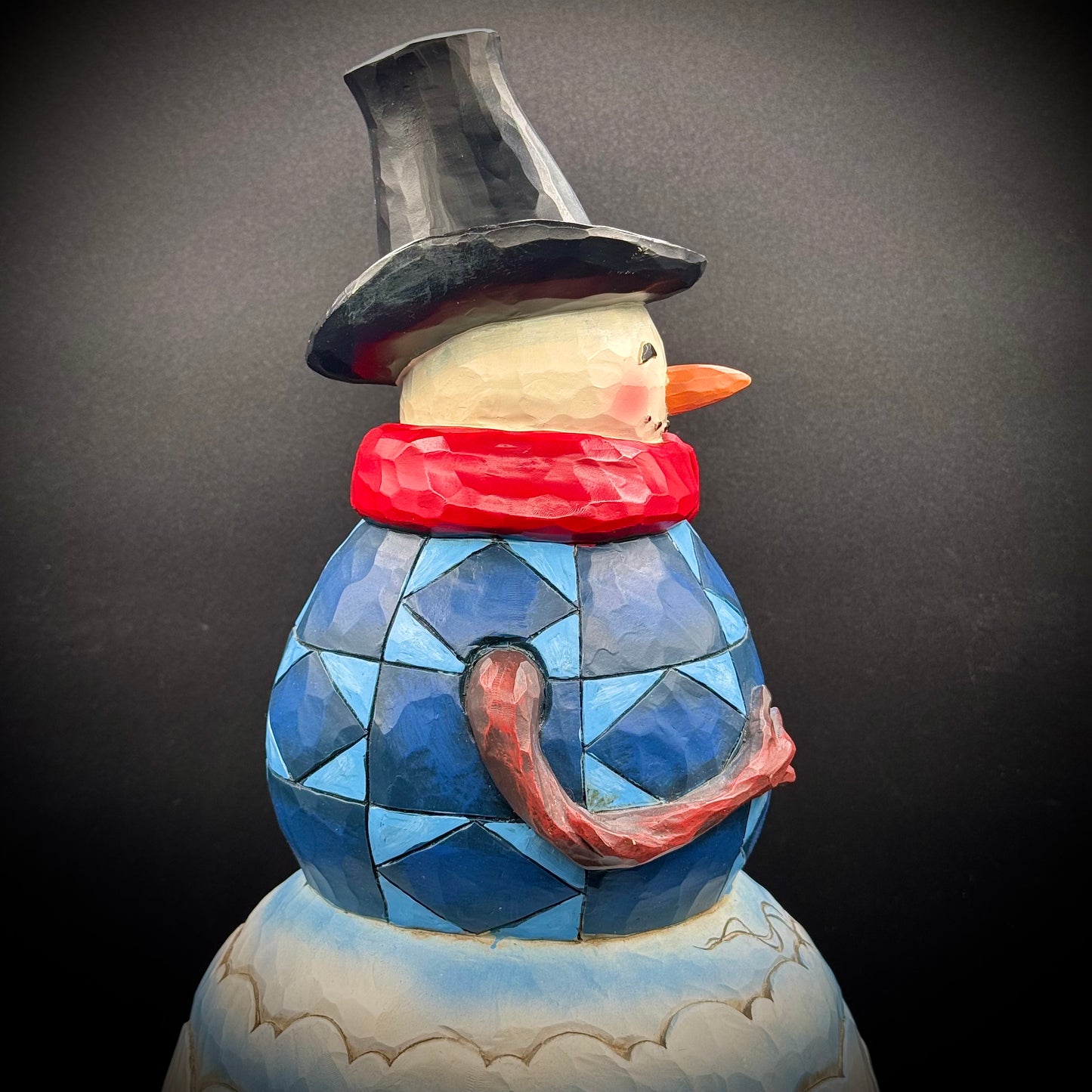 Large 19.5" 2015 Jim Shore Heartwood Creek Snowman w/Tag