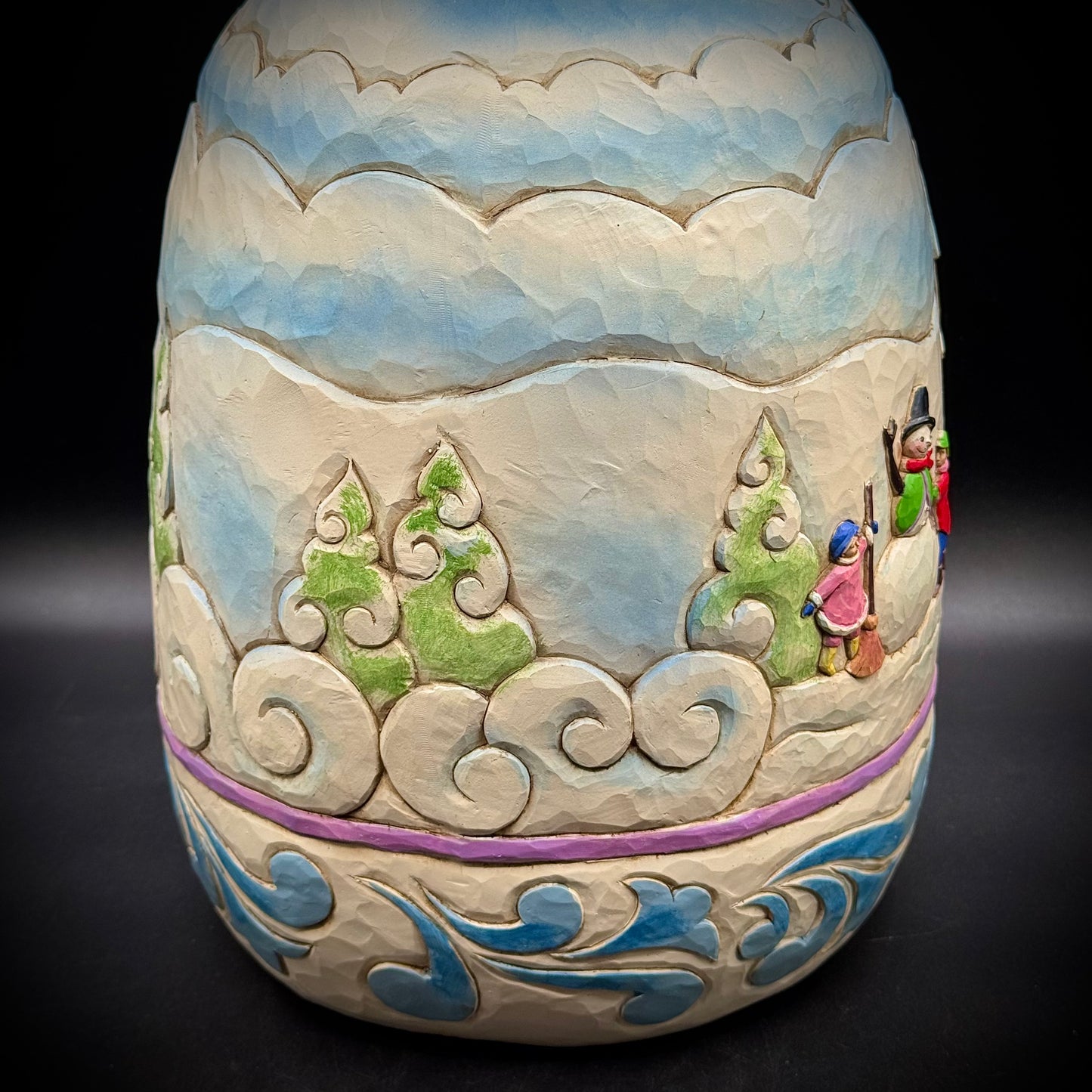 Large 19.5" 2015 Jim Shore Heartwood Creek Snowman w/Tag