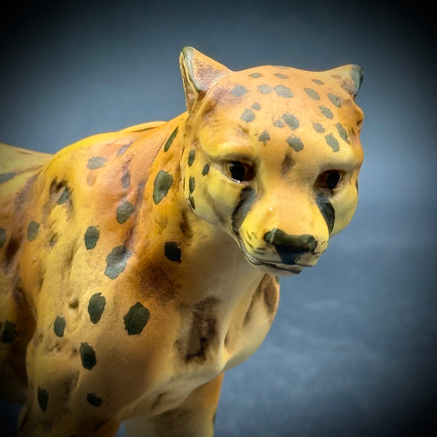 Vintage Ucagco Japan Porcelain Cheetah Figurine