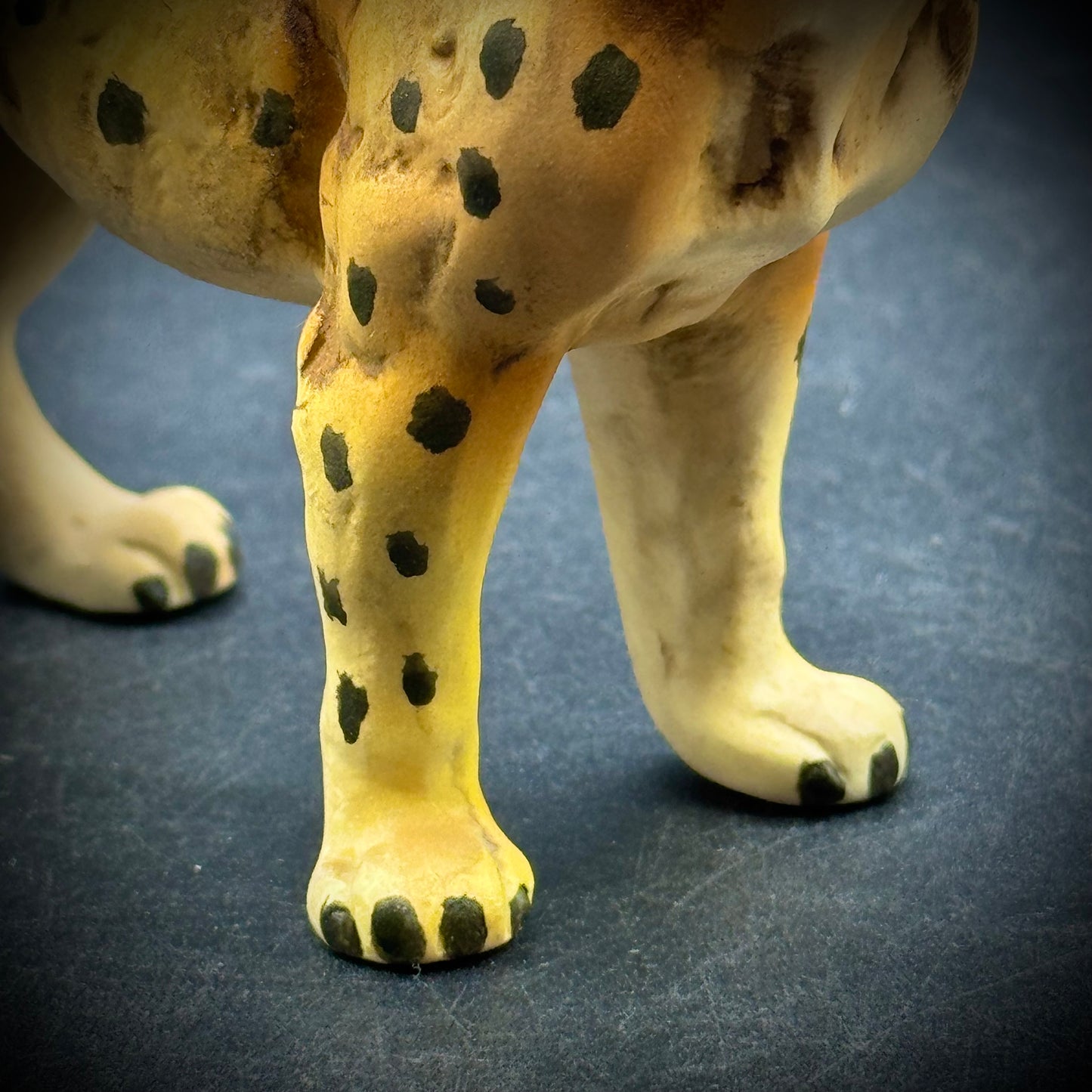 Vintage Ucagco Japan Porcelain Cheetah Figurine