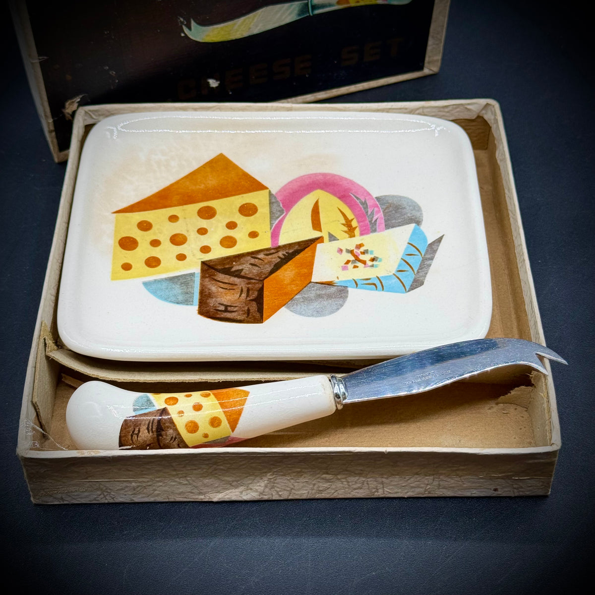 Vintage Gourmet Cheese Set with Original Box Japan – Picker Road Boutique